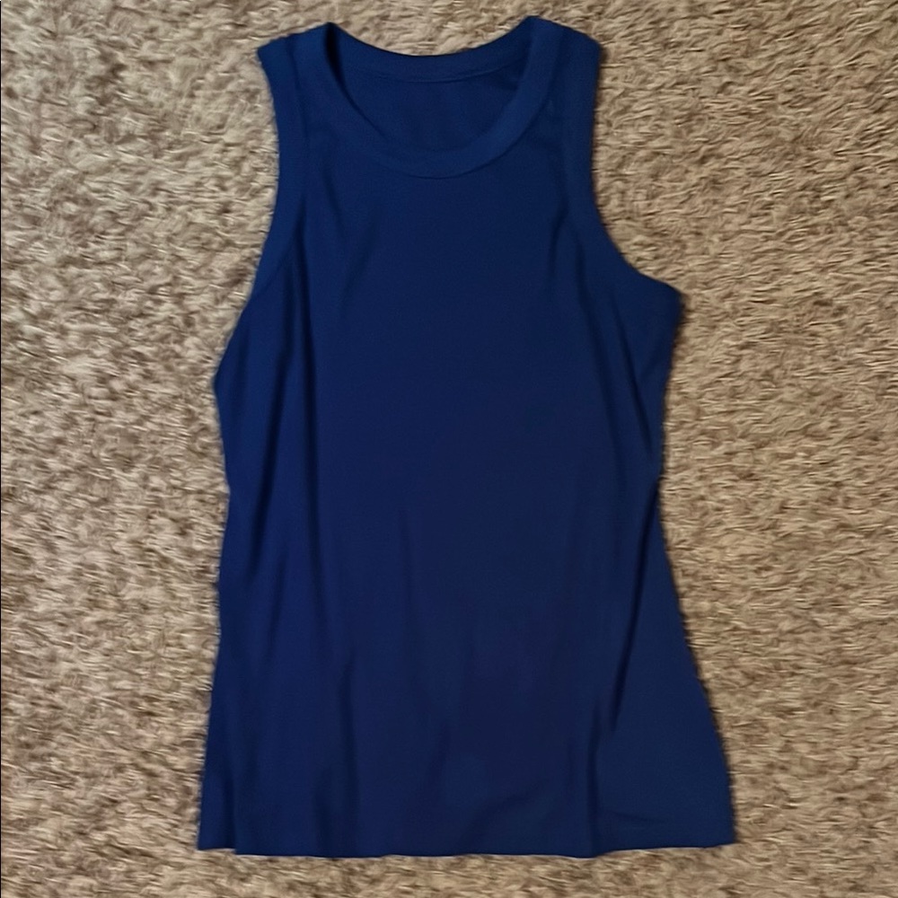 Sleeveless Blue Women's Top